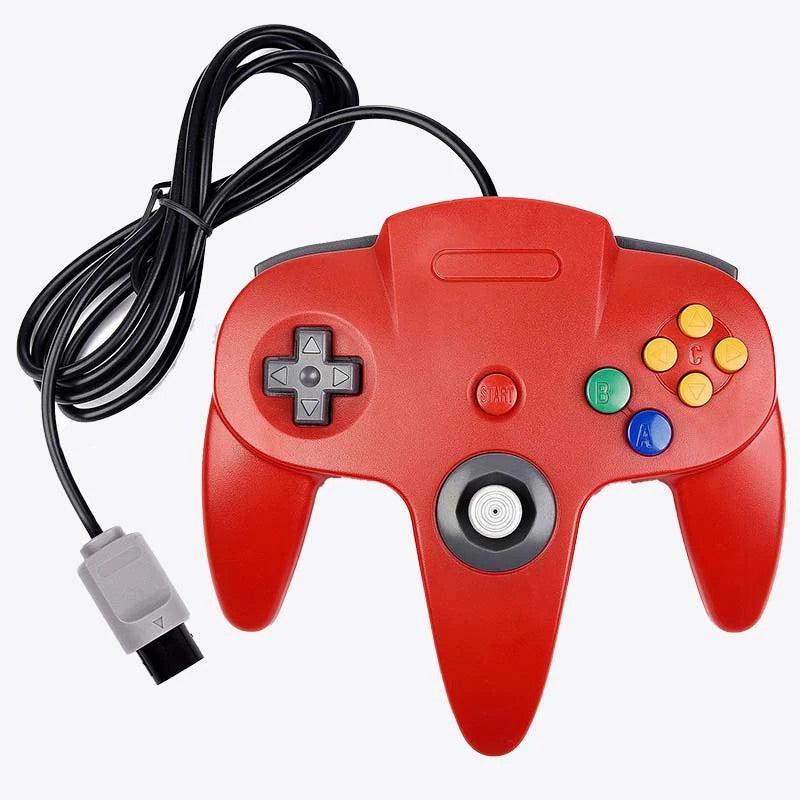 Nintendo 64 N64 Generic Red Wired Controller from 2P Gaming