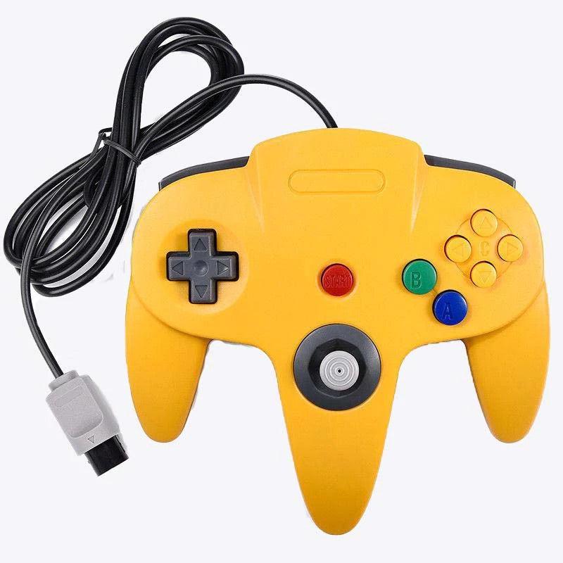 Nintendo 64 N64 Generic Yellow Wired Controller from 2P Gaming