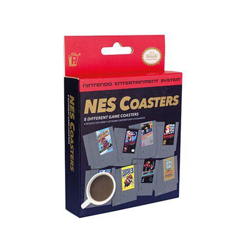 Nintendo NES Cartridge Coasters Retro Gamer Gift Collectible from 2P Gaming