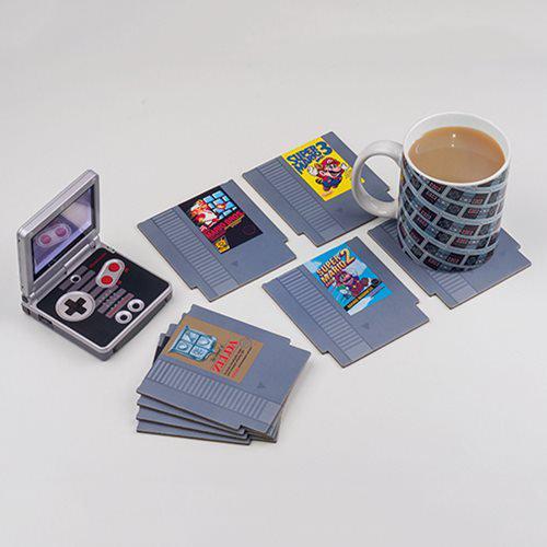Nintendo NES Cartridge Coasters Retro Gamer Gift Collectible from 2P Gaming
