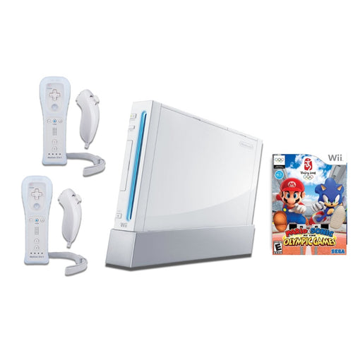 Nintendo Wii Console Bundle Super Mario Bros Mario Kart – 2P