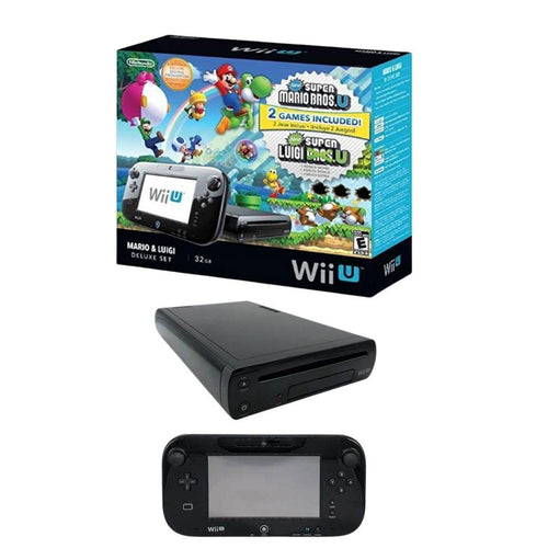 Nintendo Wii U Console - 32GB Black Deluxe Set