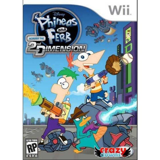Phineas and Ferb Across the Second Dimension Nintendo Wii Game from 2P Gaming