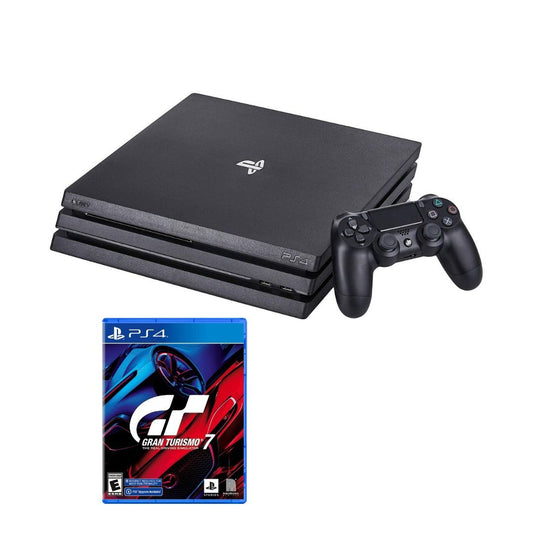 PlayStation 4 PS4 Pro 1TB Console + Brand New Gran Turismo 7 Game from 2P Gaming