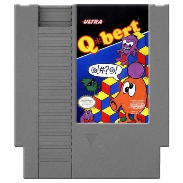 Q-Bert Nintendo Entertainment NES Game from 2P Gaming