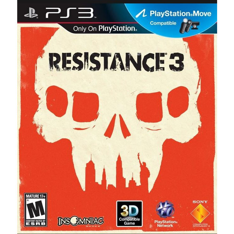 Resistance 3 Sony PS3 PlayStation 3 Game from 2P Gaming