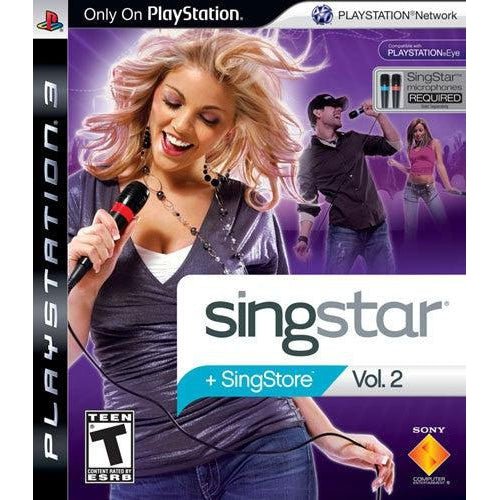 Singstar + SingStore Vol 2 With Microphones PS3 PlayStation 3 Game from 2P Gaming