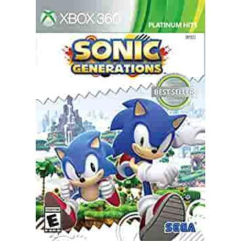Sonic Generations Platinum Hits Microsoft Xbox 360 Game from 2P Gaming