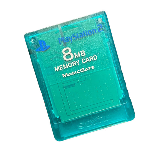 Sony PlayStation 2 PS2 8MB MagicGate Memory Card - Teal Green from 2P Gaming