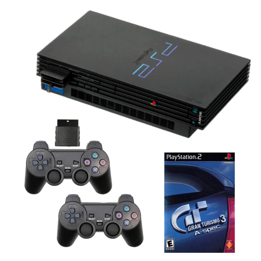 Sony Playstation 2 PS2 Console Bundle - YOU CHOOSE! - Wireless Controllers from 2P Gaming