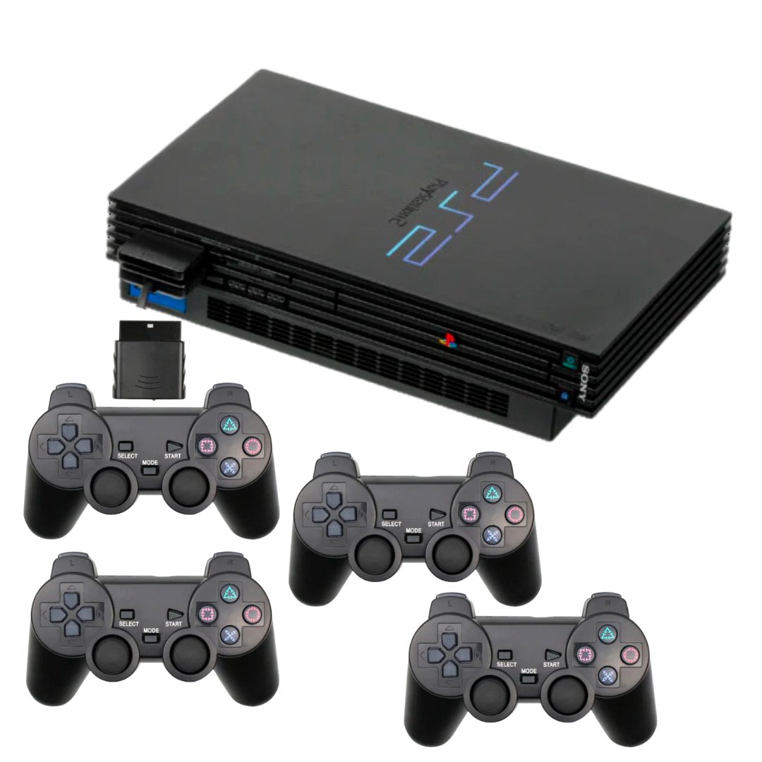 Sony Playstation 2 PS2 Console Bundle - YOU CHOOSE! - Wireless Controllers from 2P Gaming