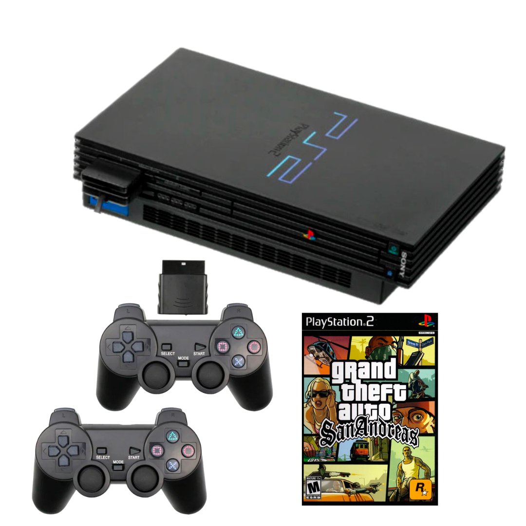 Sony Playstation 2 PS2 Console Bundle - YOU CHOOSE! - Wireless Controllers from 2P Gaming