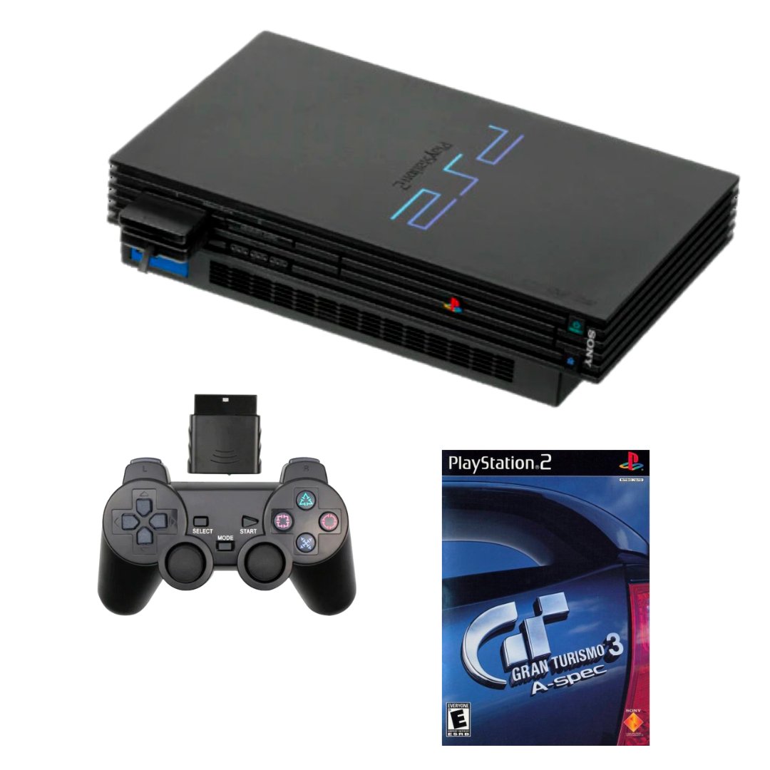 Sony Playstation 2 PS2 Console Bundle - YOU CHOOSE! - Wireless Controllers from 2P Gaming