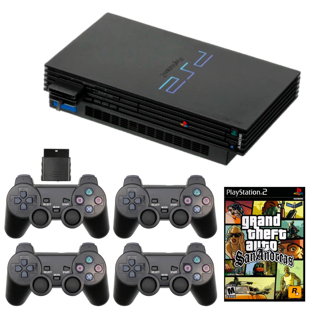 Sony Playstation 2 PS2 Console Bundle - YOU CHOOSE! - Wireless Controllers from 2P Gaming