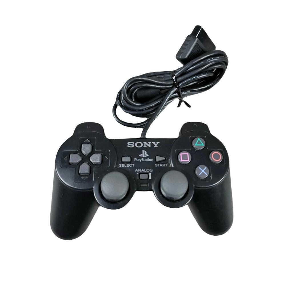 SONY PlayStation 2 PS2 OEM DualShock Wired Controller - Black from 2P ...