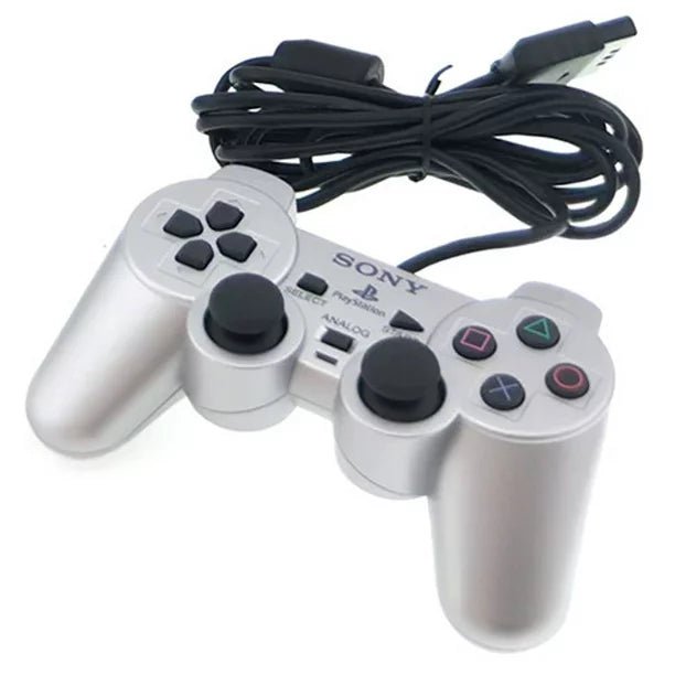 SONY PlayStation 2 PS2 Slim Console - Silver - 1 OEM Wired Controller - Refurbished from 2P Gaming