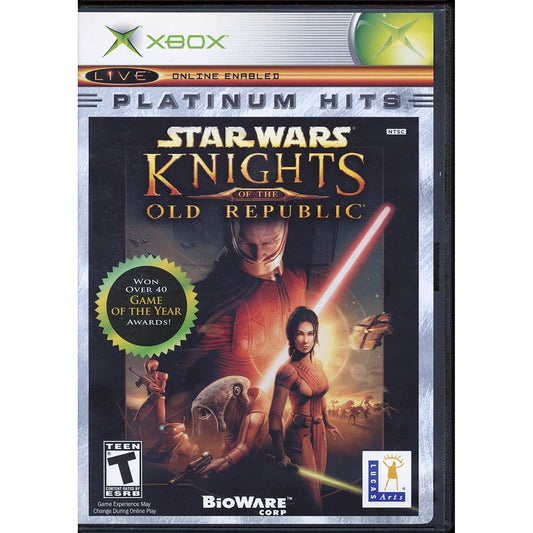 Star Wars Knights Of The Old Republic Platinum Hits Xbox Game from 2P Gaming