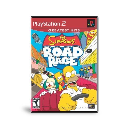The Simpson Road Rage Greatest Hits Sony PS2 PlayStation 2 Game from 2P Gaming