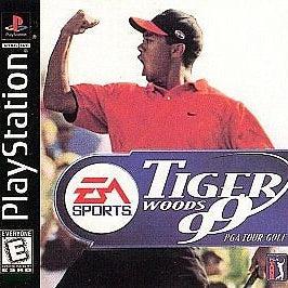 Tiger Woods 99 PGA Tour Golf PS1 PlayStation 1 - 2P Gaming