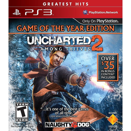 Uncharted 2 Among Thieves Game of The Year Edition Sony PlayStation 3 PS3 Game from 2P Gaming
