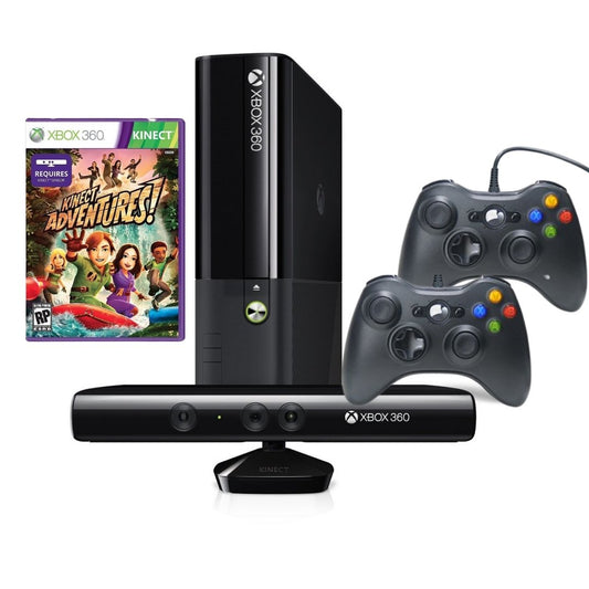 Xbox 360 E Kinect Console Bundle with Kinect Adventures from 2P Gaming