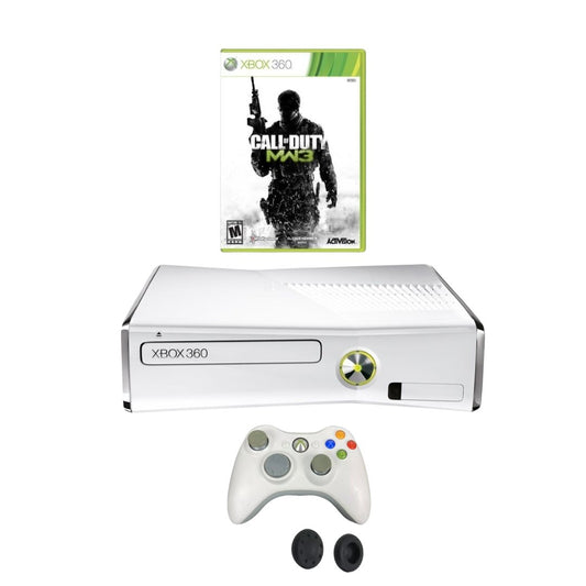Xbox 360 S White Console Bundle Brand New Call Of Duty MW3 from 2P Gaming