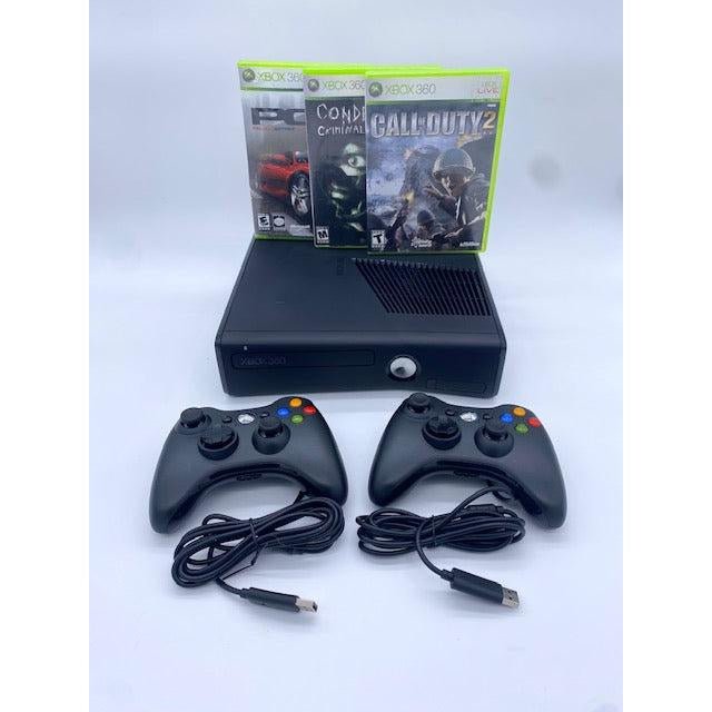 Xbox 360 Slim S Console Bundle Condemned Criminal Origins, Call Of Duty 2 from 2P Gaming