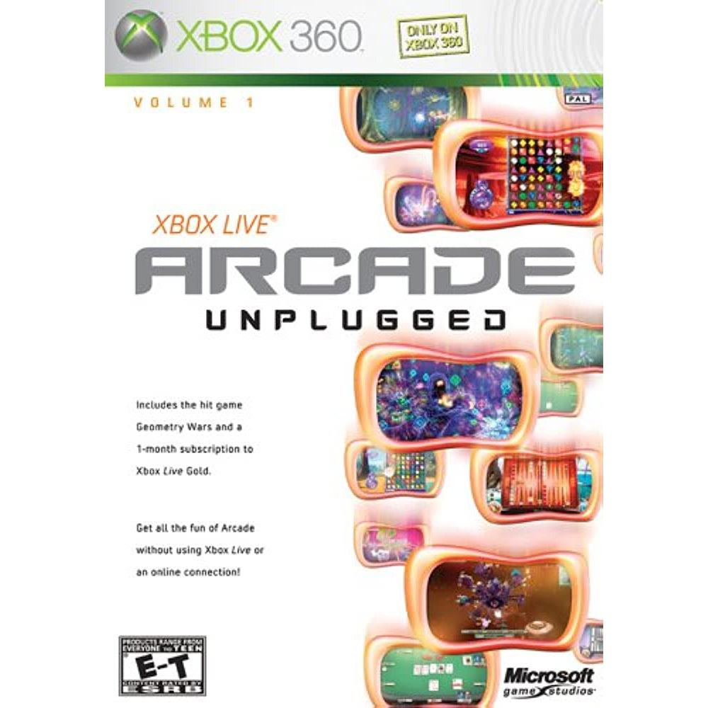Xbox Live Arcade Unplugged Microsoft Xbox 360 Game from 2P Gaming
