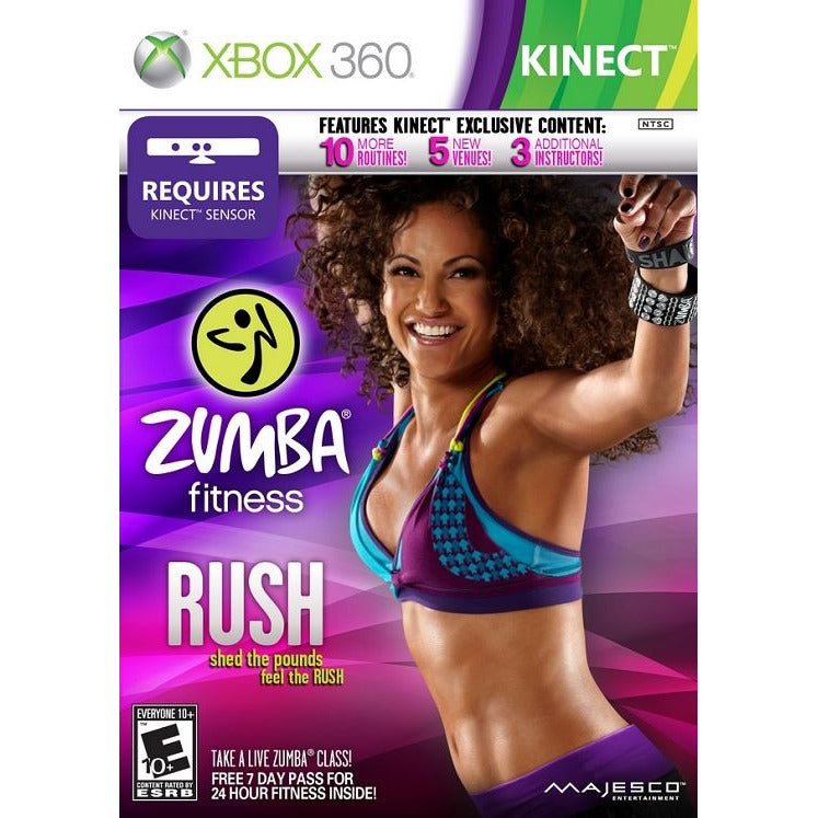 Zumba Fitness Rush Microsoft Xbox 360 Game from 2P Gaming